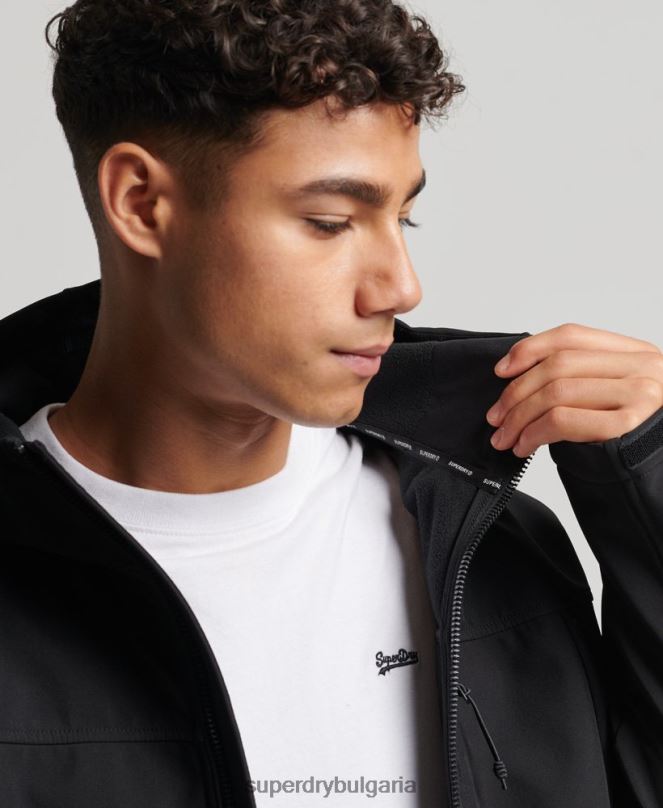 Superdry облекло N00H910 черен мъже трекер яке