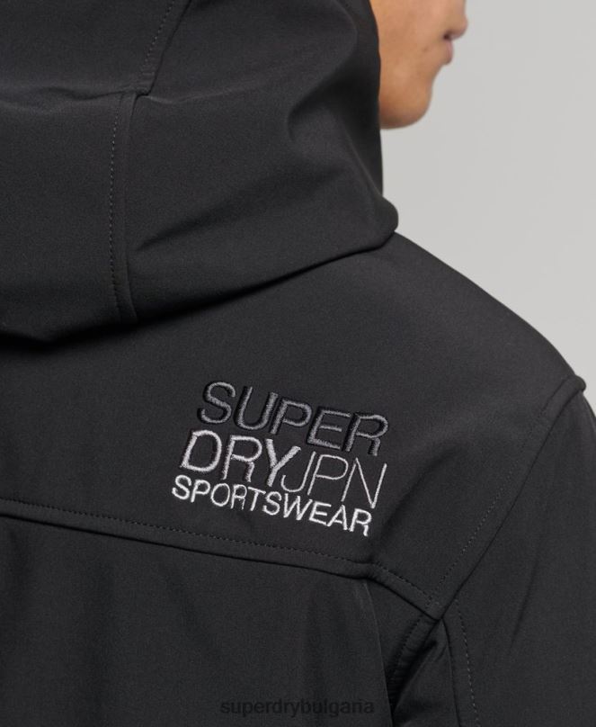 Superdry облекло N00H910 черен мъже трекер яке