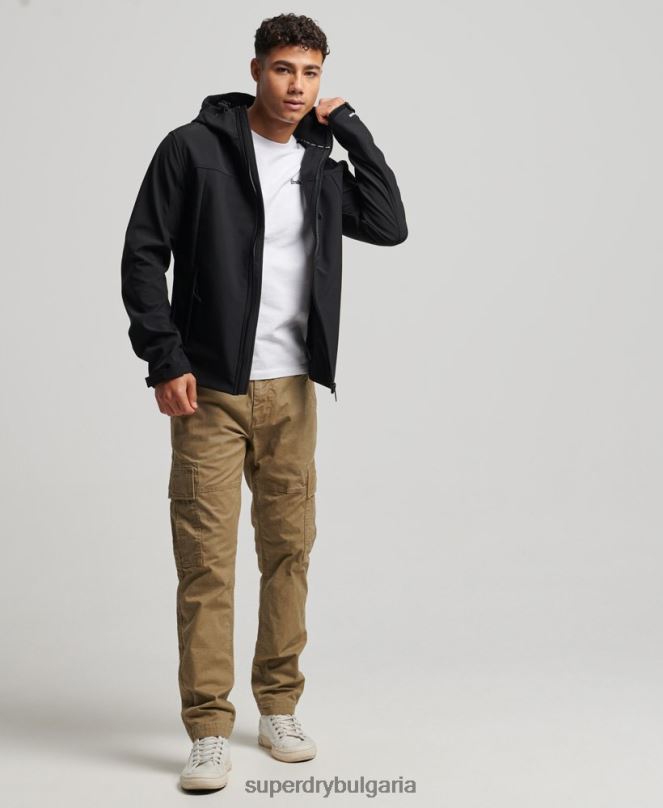 Superdry облекло N00H910 черен мъже трекер яке