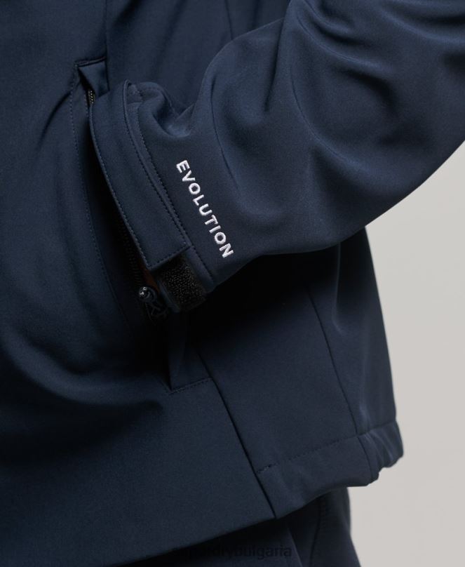 Superdry облекло N00H916 военноморски флот мъже трекер яке