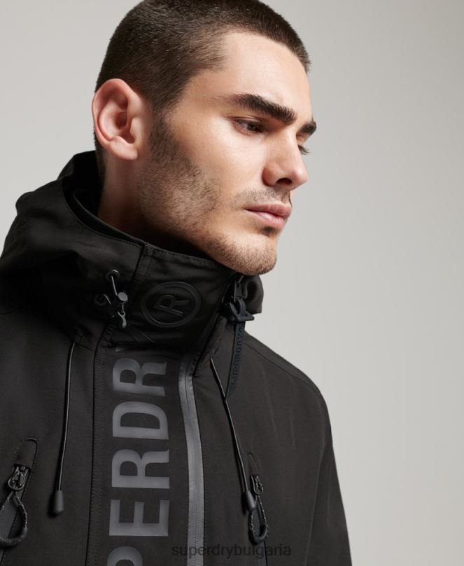 Superdry облекло N00H919 черен мъже ultimate sd яке с ветровка