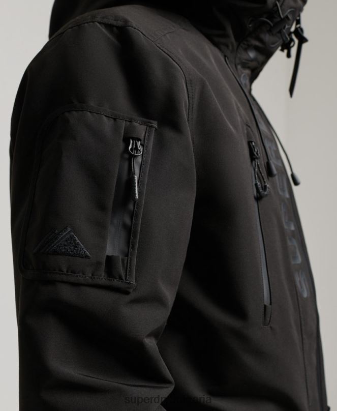 Superdry облекло N00H919 черен мъже ultimate sd яке с ветровка