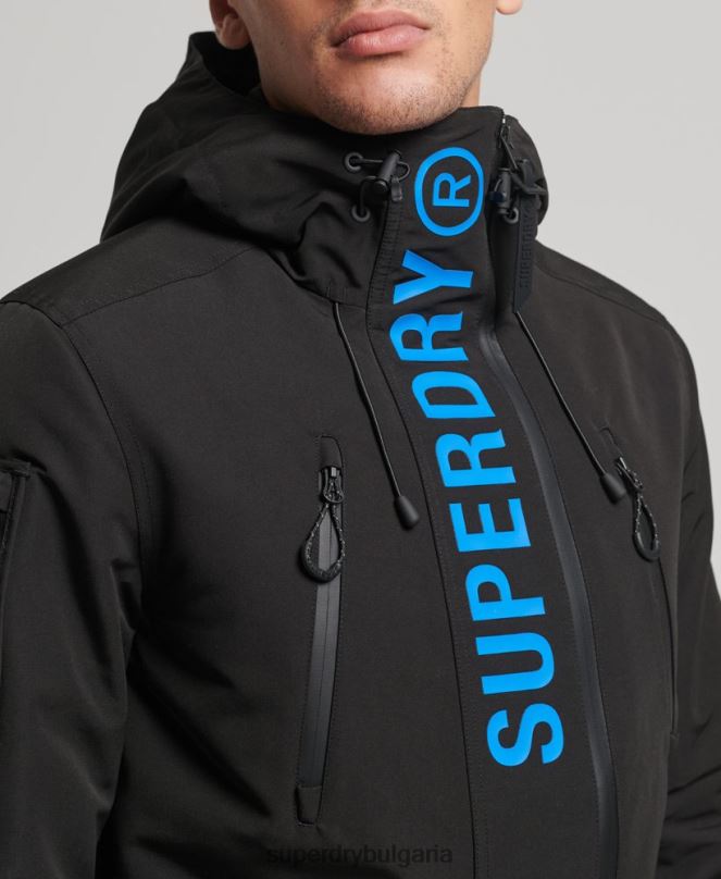 Superdry облекло N00H922 черен мъже ultimate sd яке с ветровка