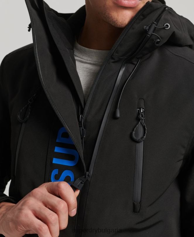 Superdry облекло N00H922 черен мъже ultimate sd яке с ветровка