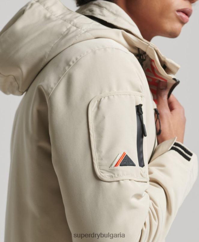 Superdry облекло N00H926 бежово мъже ultimate sd яке с ветровка