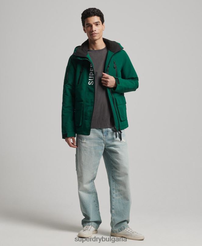 Superdry облекло N00H930 зелено мъже ultimate sd яке с ветровка