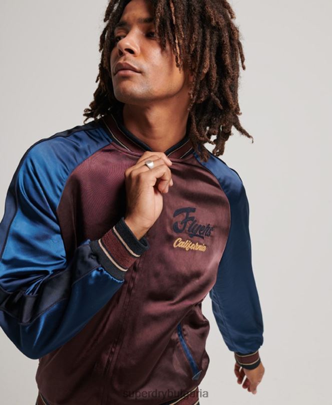 Superdry облекло N00H934 червен мъже сукаджан яке