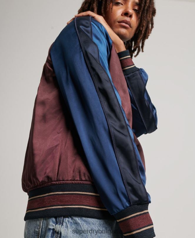 Superdry облекло N00H934 червен мъже сукаджан яке