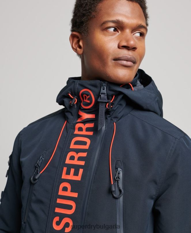 Superdry облекло N00H940 военноморски флот мъже ultimate sd яке с ветровка