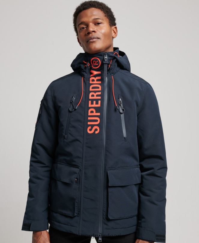 Superdry облекло N00H940 военноморски флот мъже ultimate sd яке с ветровка
