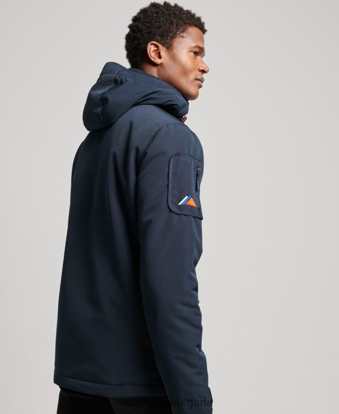 Superdry облекло N00H940 военноморски флот мъже ultimate sd яке с ветровка