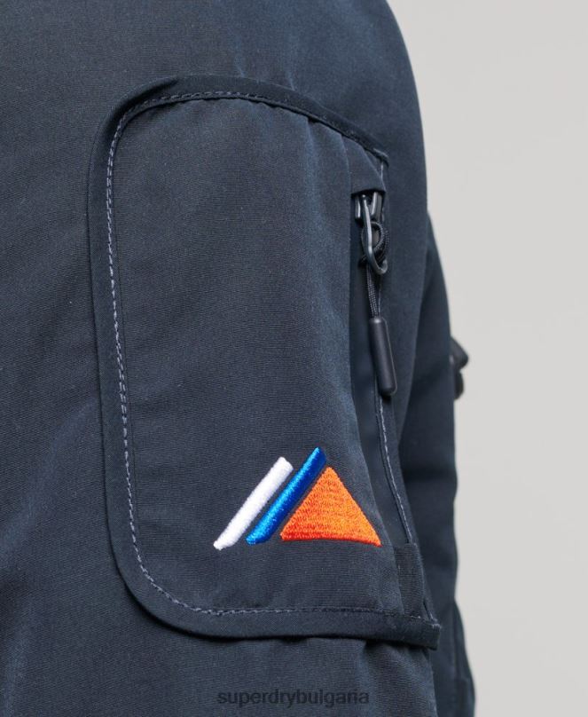 Superdry облекло N00H940 военноморски флот мъже ultimate sd яке с ветровка
