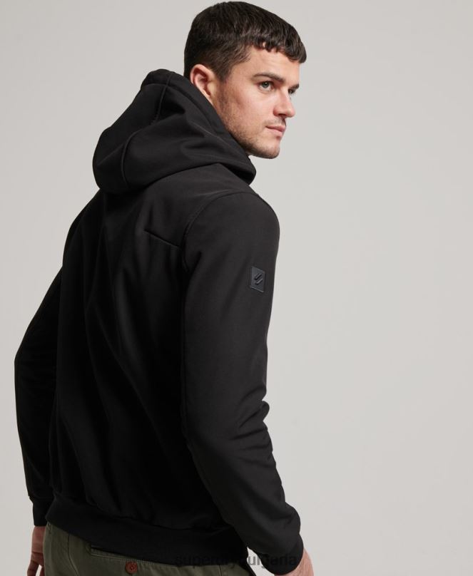 Superdry облекло N00H942 черен мъже кодово тек трекер яке
