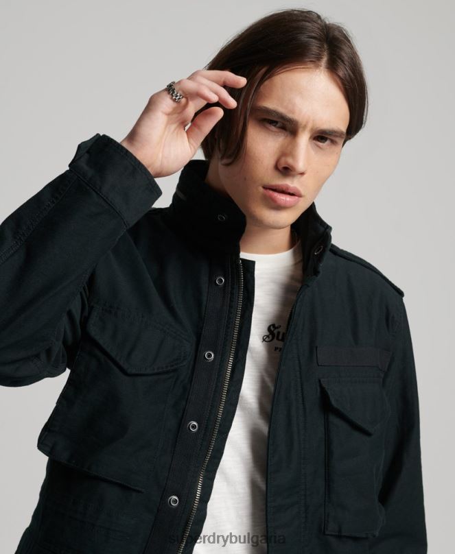Superdry облекло N00H947 тъмно сив мъже ретро военно яке m65