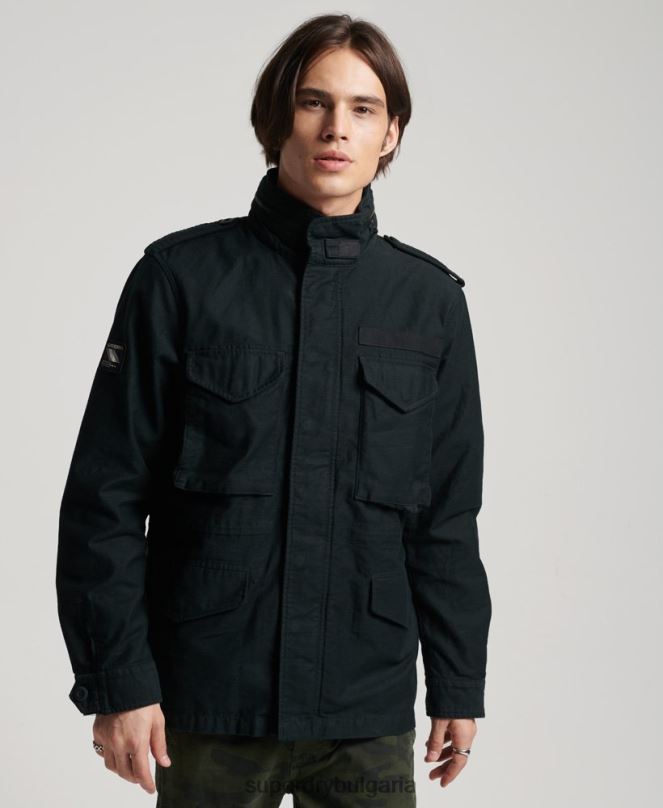 Superdry облекло N00H947 тъмно сив мъже ретро военно яке m65