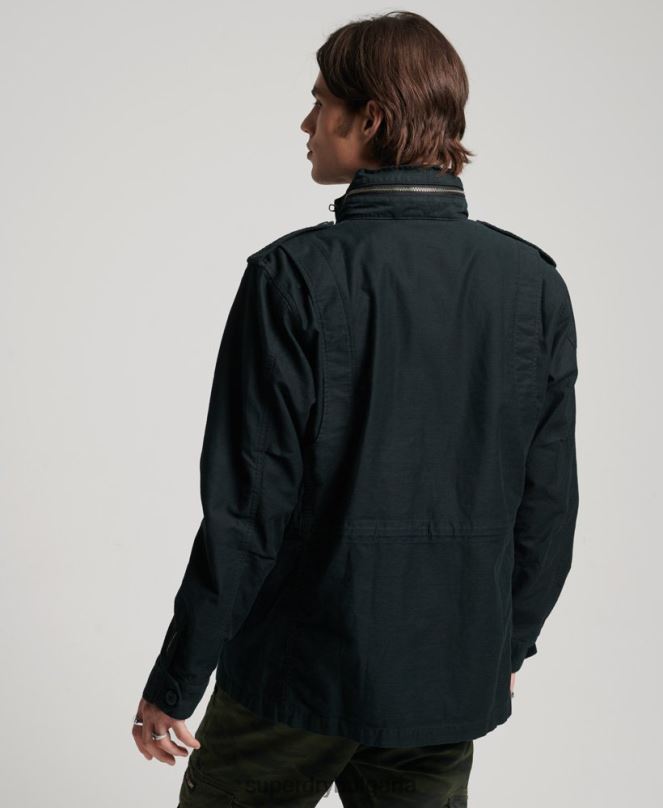 Superdry облекло N00H947 тъмно сив мъже ретро военно яке m65