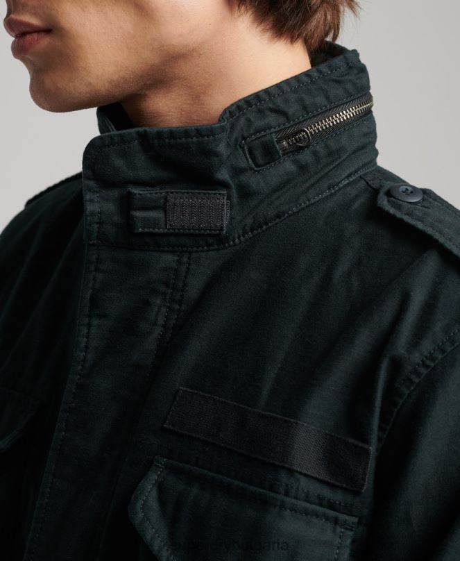 Superdry облекло N00H947 тъмно сив мъже ретро военно яке m65