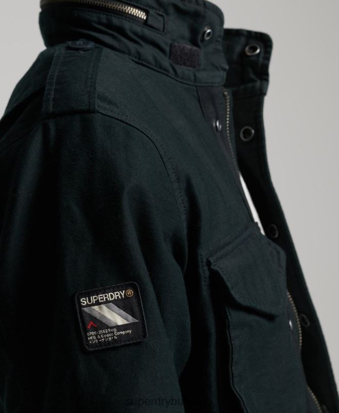 Superdry облекло N00H947 тъмно сив мъже ретро военно яке m65