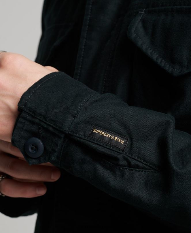 Superdry облекло N00H947 тъмно сив мъже ретро военно яке m65