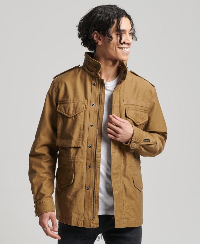 Superdry облекло N00H955 тен мъже ретро военно яке m65