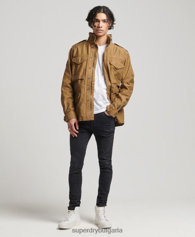Superdry облекло N00H955 тен мъже ретро военно яке m65