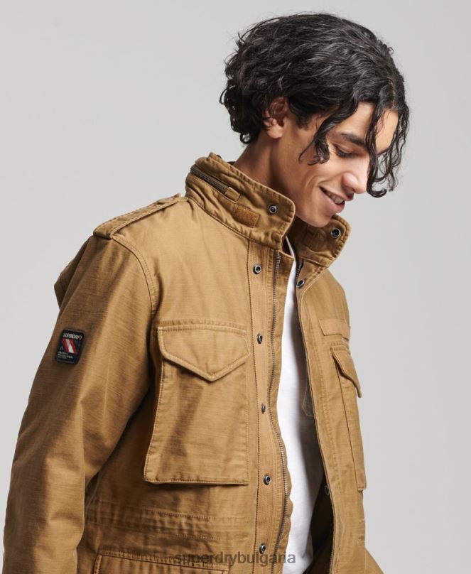 Superdry облекло N00H955 тен мъже ретро военно яке m65