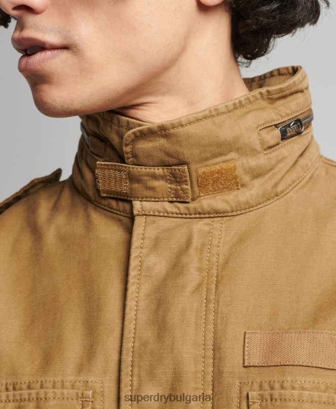 Superdry облекло N00H955 тен мъже ретро военно яке m65