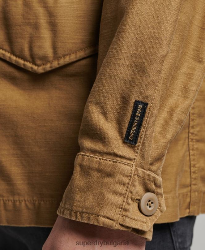 Superdry облекло N00H955 тен мъже ретро военно яке m65