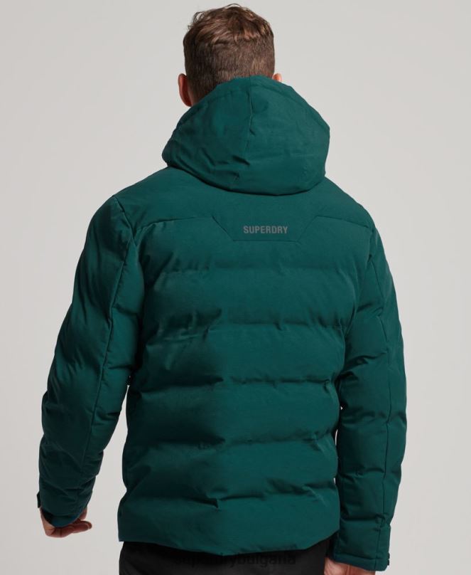 Superdry облекло N00H971 тюркоаз мъже ски радар про пухено яке
