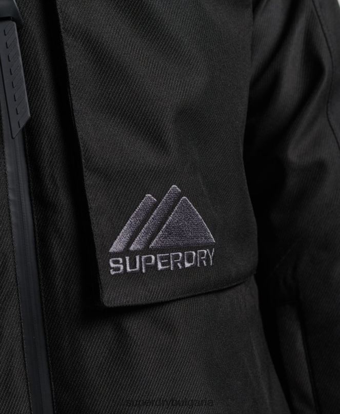 Superdry облекло N00H981 черен мъже яке за фрийрайд