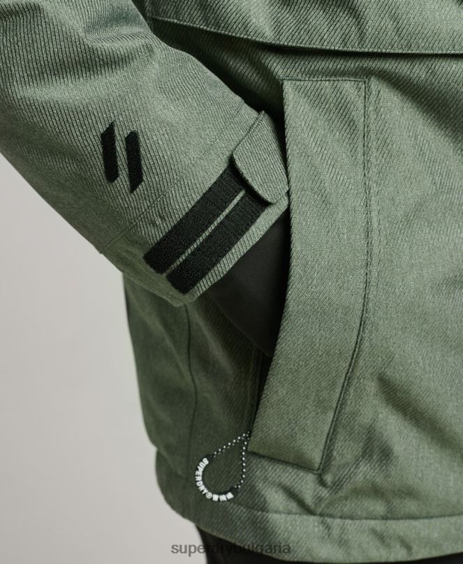 Superdry облекло N00H982 зелено мъже яке за фрийрайд