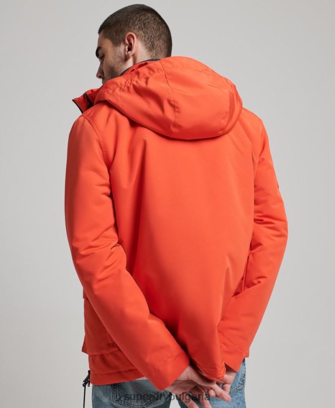 Superdry облекло N00H998 оранжево мъже ultimate sd яке с ветровка