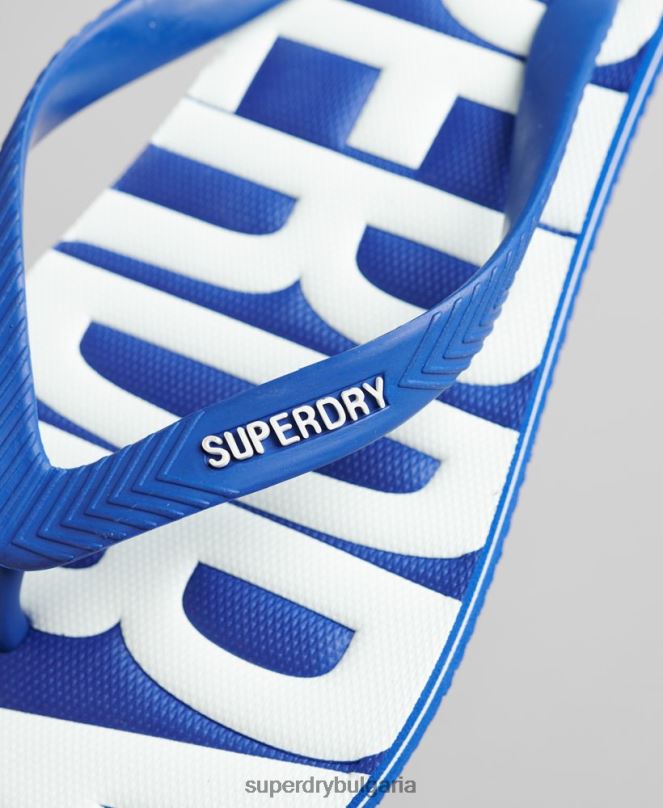Superdry обувки N00H114 син мъже вегански джапанки