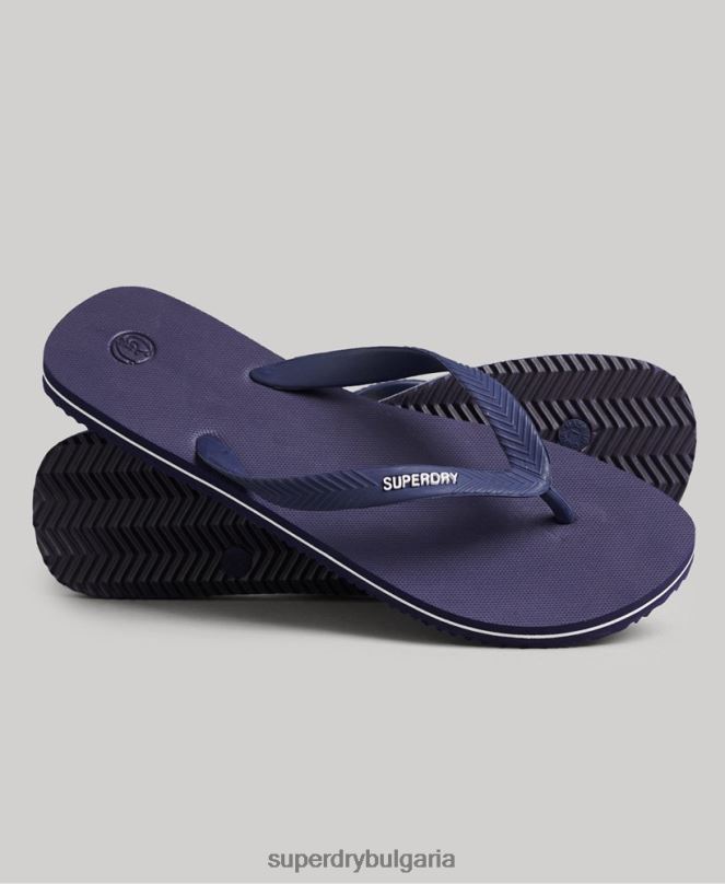 Superdry обувки N00H1805 военноморски флот мъже ретро класически джапанки