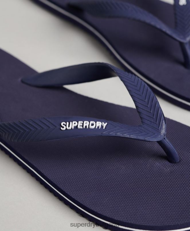 Superdry обувки N00H1805 военноморски флот мъже ретро класически джапанки