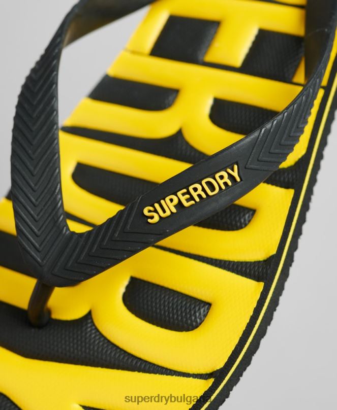 Superdry обувки N00H1891 черен мъже вегански джапанки