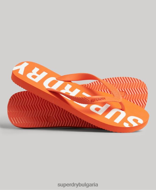 Superdry обувки N00H1893 оранжево мъже код основни спортни джапанки