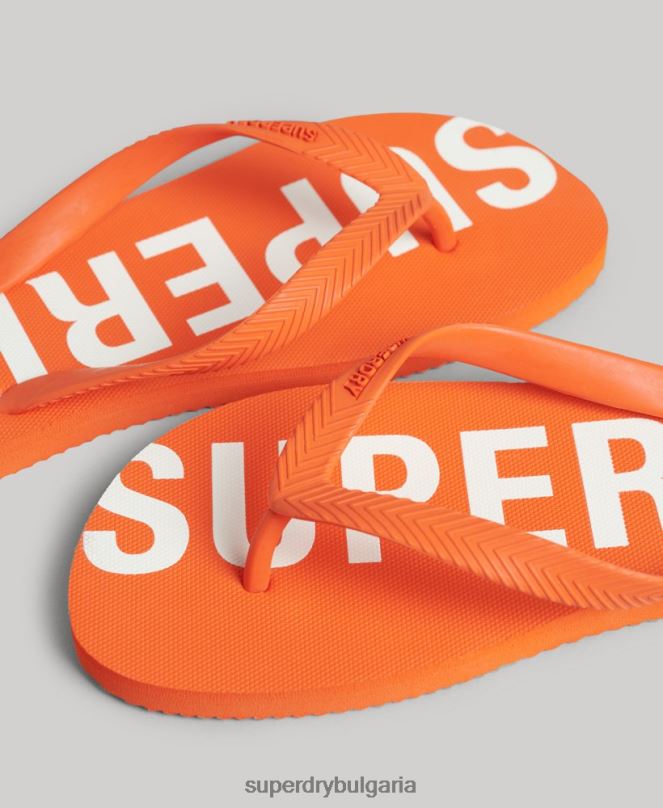 Superdry обувки N00H1893 оранжево мъже код основни спортни джапанки