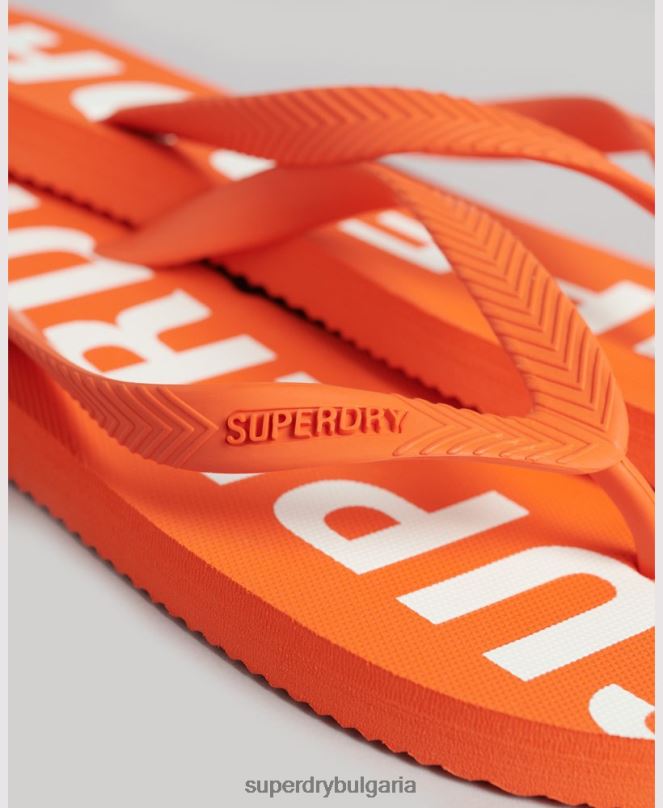 Superdry обувки N00H1893 оранжево мъже код основни спортни джапанки