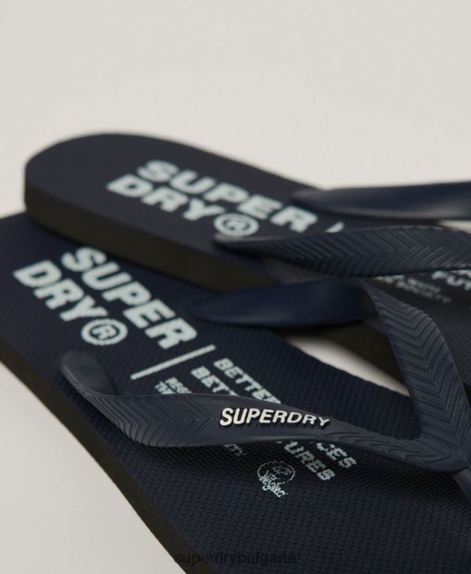 Superdry обувки N00H1899 военноморски флот мъже студийни джапанки