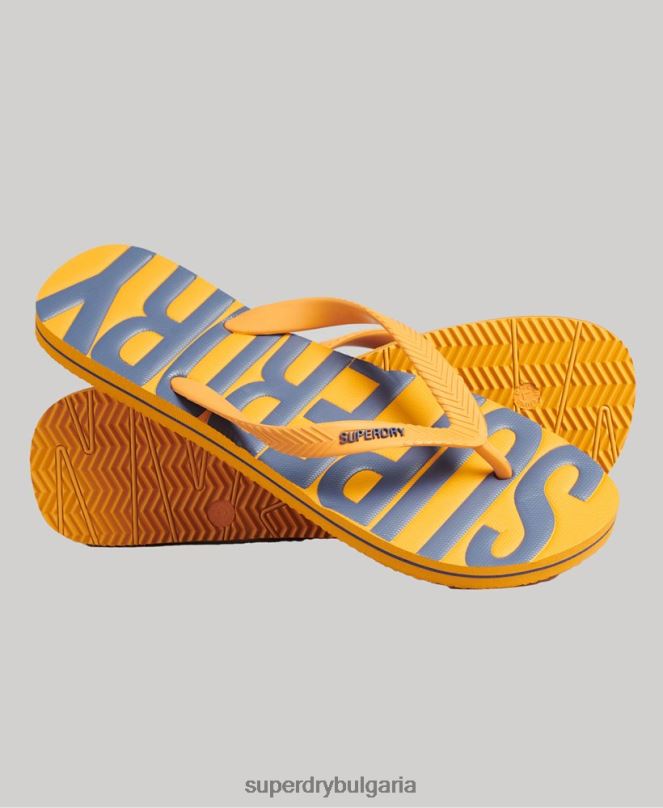 Superdry обувки N00H1904 злато мъже вегански джапанки