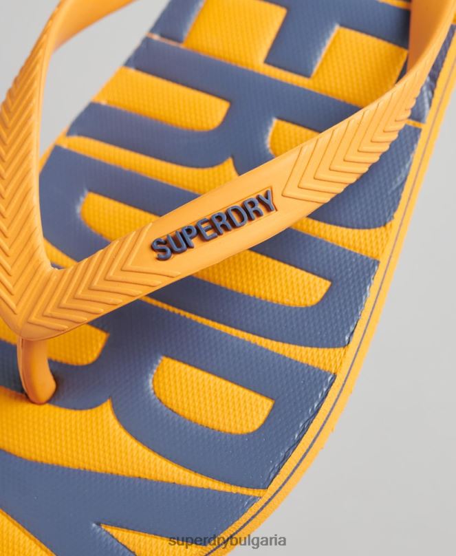 Superdry обувки N00H1904 злато мъже вегански джапанки