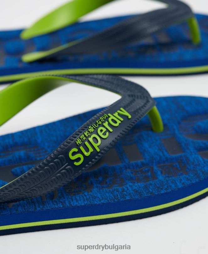 Superdry обувки N00H1929 тъмно синьо мъже джапанки с основно лого