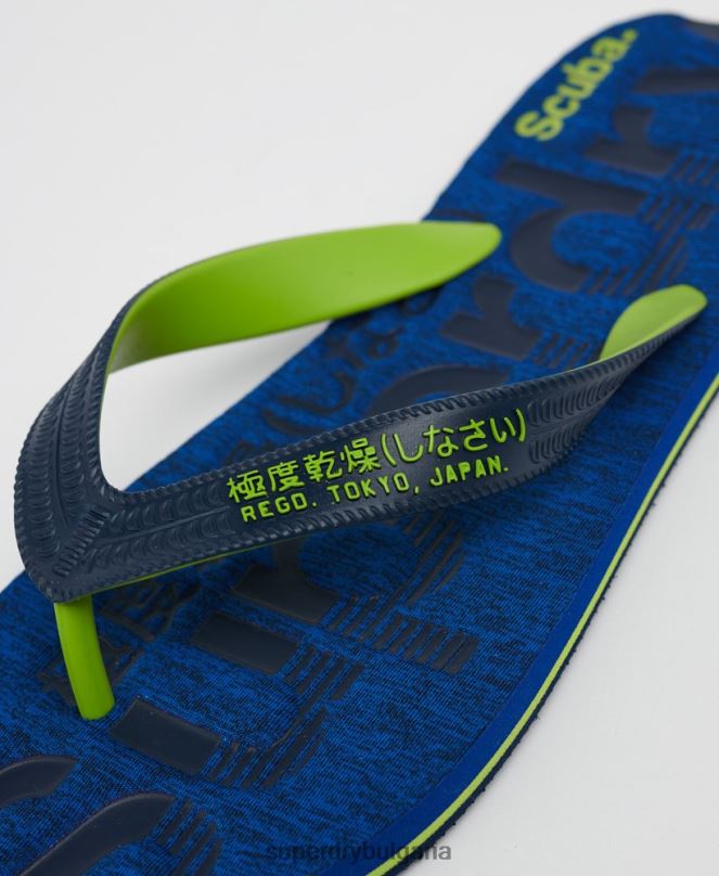 Superdry обувки N00H1929 тъмно синьо мъже джапанки с основно лого