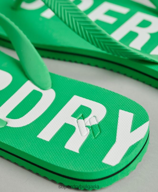 Superdry обувки N00H1932 зелено мъже код основни джапанки