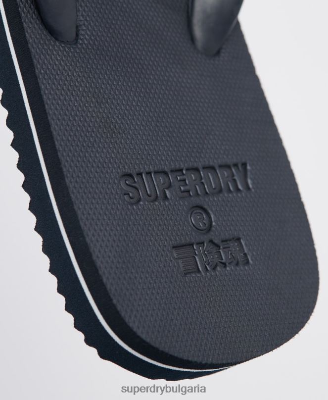 Superdry обувки N00H1949 военноморски флот мъже основни обикновени джапанки