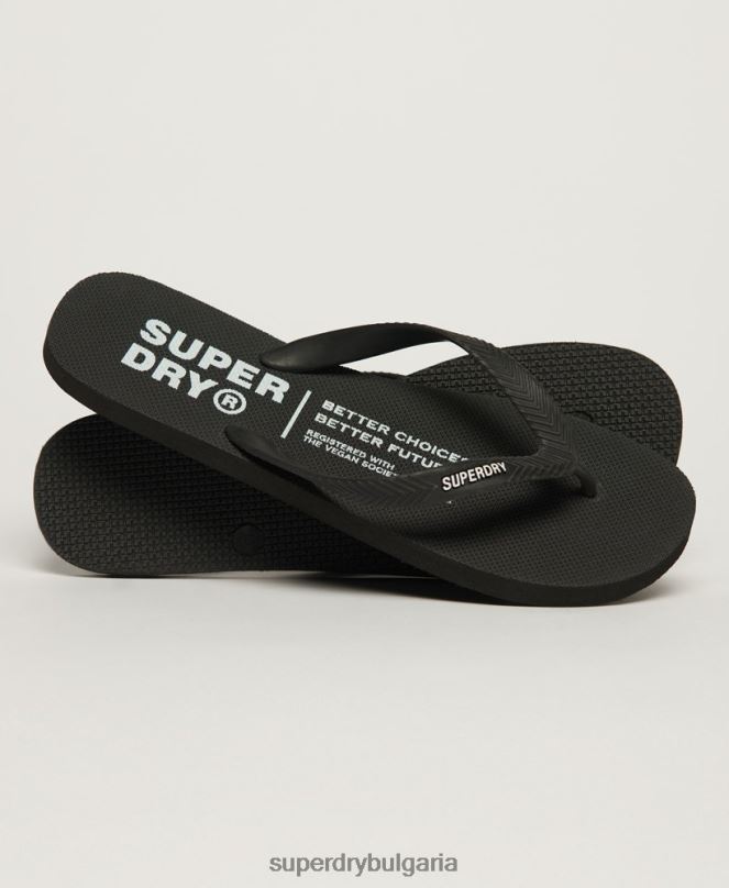 Superdry обувки N00H63 черен мъже студийни джапанки