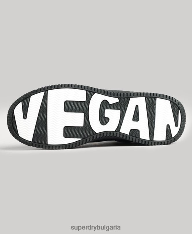 Superdry обувки N00H1935 черен мъже масивни вегански маратонки