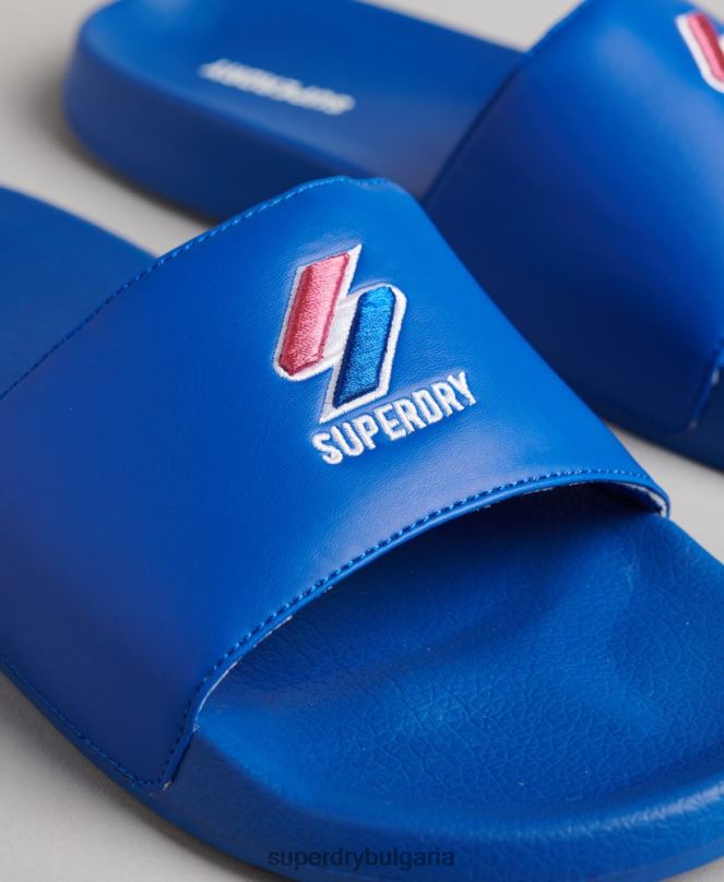 Superdry обувки N00H1919 син мъже код основни плъзгачи за басейн